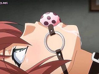 Anime lesbiennes spelen met strapon