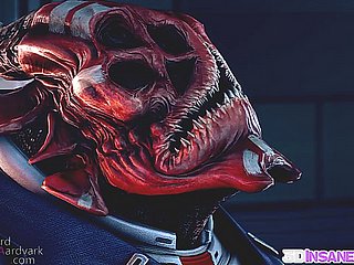 Blue Mass Effect Babe scopata da Alien Dick