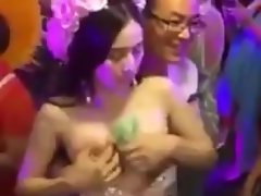 Chinese Charity Boobs Constrict