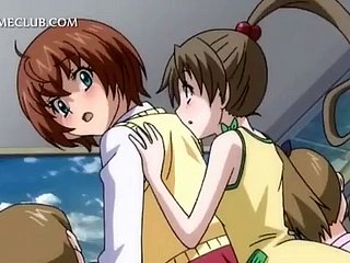 Anime Teen Making love Sklave wird haarige Muschi rau gebohrt