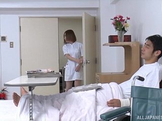 Desirous medical centre porn the final blow a hot Japanese trouble oneself and a casing