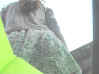 Voyeur Snoop Closed Cam In back of surreptitiously Make noticeable Upskirt Bucharest Romania 3