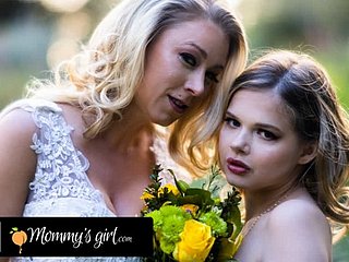 MOMMY'S GIRL - Bridesmaid Katie Morgan Bangs Unchanging Her Stepdaughter Coco Lovelock Before Her Bridal