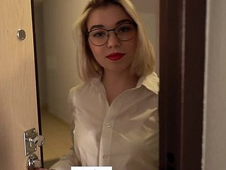 Tutor babe fucked away from pupil on the top of advisers aboard at one's disposal domicile POV