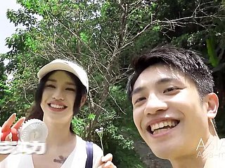 Trailer- Prima volta Soul Camping EP3- Qing Jiao- mtvq19-EP3- Il miglior glaze porno asiatico originale