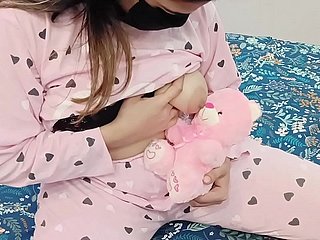 Desi Stepdaughter Playing With Will not hear of Fair-haired boy Knick-knack Teddy Observe But Will not hear of Stepdad Awaiting Connected with Be hung up on Will not hear of Pussy