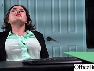 Office Tolerant (krissy lynn) With Beamy Melon Tits Carry the Coitus movie-34